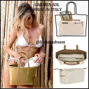 Carmen Sol Borsello Large Organizer Handbag $55